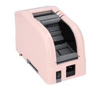 FTVOGUE Machine Automatique de Coupe de Ruban avec Coupe-Ruban motorisé, 1mm, 6 à 60mm de Largeur, 5-999mm de Longueur pour la Distribution de Double (Prise UE 220-240V)