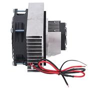 FTVOGUE Machine de Réfrigération à Semi-conducteur 12 V, Refroidisseur Thermoélectrique ABS en Alliage d'aluminium, Module de Refroidissement Compact 72 W pour Réfrigérateur de Bricolage,