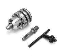 FTVOGUE Mandrin de Perceuse à clé 3,0-16 Mm 1/2-20UNF, Kit d'adaptateur de Mandrin de Perceuse électrique en Acier Haute dureté avec Tige Carrée pour à Percussion et Outils électriques