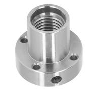 FTVOGUE Mandrin de Travail du Bois en Acier allié, Plaque Frontale de de 2 Pouces pour Broche 1x8TPI, Installation Facile avec Vis de Montage, Finition Brillante, Idéal pour le Tournage de Petits