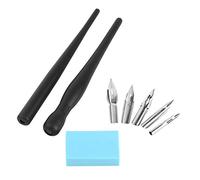 FTVOGUE Manga Cartoon Comic Dip Pen Set, 1 Set Calligraphie Dip Pens Manga Artist Cartoon Comic Dessin Peinture Kit Outil avec 2 Porte-stylos et 5 Plumes