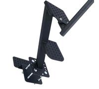 FTVOGUE Marchepied de Remorque de Bateau en Acier au Carbone, 2 Marches, Conception Antidérapante, Ajustement Universel pour Les Bateaux à Basse avec Moteurs de Pêche à la Traîne, 8 Pouces de Large,