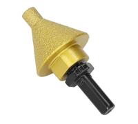 FTVOGUE Mèche de Chanfreinage Diamantée de 38 Mm avec Tige d'adaptation M14 pour Marbre, Quartz, Carrelage en Céramique, Agrandissement, Coupe, Meulage, Accessoires Professionnels pour Meuleuse