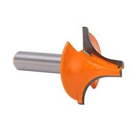 FTVOGUE Mèche de Formage de Bord Arrondi Réglable, Mèche de Toupie en Alliage Wolfram, Outil de Coupe à Bord Arrondi Doux pour les Projets de Menuiserie (8 X 31)