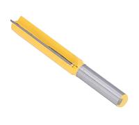 FTVOGUE Mèche de Toupie à Garniture Affleurante, Mèche de Toupie Droite à Tige de 1 2 Pouces avec Corps en Acier 45 Revêtement en Carbure de Tungstène PTFE, Fraise à Rainurer le Bois Précise pour
