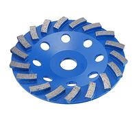 FTVOGUE Meule Diamantée à 18 Dents, Corps en Acier Traité Thermiquement | Restauration de surface de maçonnerie, ajustement d\'arbre universel de 22,5 mm, rotation équilibrée pour un enlèvement