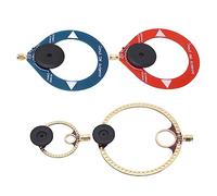 FTVOGUE Mini Antenne à Boucle pour Radio à Ondes Courtes, Paquet de 4 | Compatible UHF VHF AM SW, Assemblage Facile, Améliore la Réception des Ondes Courtes, Portable pour les Voyages