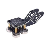 FTVOGUE Mini clé Morse Radio Ham Envoyer Un Télégramme avec Un Corps en Acier Inoxydable CW Code de Code Morse Automatique pour Les Manipulations de Champ et Les Configurations Portables
