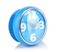 FTVOGUE Mini Horloge Ronde étanche à Ventouse Douche Horloge Salle De Bains Accessoires (8.00 * 8.00 * 4.00cm)