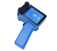 FTVOGUE Mini Imprimante à Jet d'encre Handheld QR Code Imprimante Pistolet Small Portable avec HD LED 4.3 Pouces Tactile pour Diverses Opérations D'