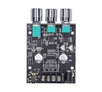 FTVOGUE Mini Module D'amplificateur de Puissance avec Stéréo à Faible Réglage 2.0 pour L'ingénierie Sonore, Carte D'amplificateur Audio 2x50W