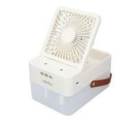 FTVOGUE Mini Refroidisseur D'air avec Réservoir de 2,5 L, Télécommande de Ventilateur à 3 Vitesses