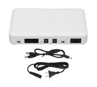 FTVOGUE Mini UPS Battery Sauvegarde Alimentation sans Interruption pour Le Modem du Routeur avec Une Protection de Court-Circuit POE 12V 9V 5V USB 5V 3A Protection de (Prise UE)