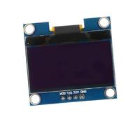 FTVOGUE Module d'affichage OLED Blanc de 1,3 Pouces, Résolution SH1106 I2C 128x64 pour Les Projets de Bricolage, MP3 et Appareils de santé