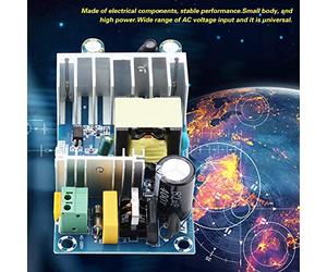 FTVOGUE Module d'alimentation XK-2412-24, Composants électriques, capacité de Puissance de Commutation de 100 W, AC 110/220 V à DC 24 V pour Projets et Amateurs