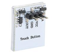 FTVOGUE Module de Bouton de Commutation Tactile Capacitif, Module de Bouton Tactile 2 Pièces, Entrée 2,7 à 6 V, Sortie 3,3 V, sans Pièces Mécaniques, 500 MA Maximum, pour Panneaux de Commande et