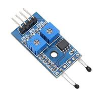 FTVOGUE Module de Capteur Thermique à 2 Canaux, Matériau ABS, Sortie de Commutateur Numérique, 3,3 V-5 V pour Circuit imprimé de Contrôle de la Température et de l'environnement