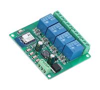 FTVOGUE Module de Relais à Distance 4 Canaux, Carte PCB Smart IoT, Fonction de Verrouillage Automatique de Contrôle APP, Idéal pour la Domotique Intelligente et la Gestion des Appareils à Distance