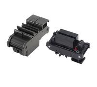 FTVOGUE Module de Relais à Semi-conducteurs, Installation sur Mini Rail DIN à 2 Canaux 5-8A avec Voyant Lumineux pour le Contrôle Industriel