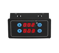 FTVOGUE Module de Relais de Minuterie 12 V, Matériau ABS, écran LCD, Plage de Temps Réglable de 0,1 S à 999 H pour Pompe à Moteur et électrovanne