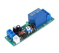 FTVOGUE Module de Relais temporisé 12 V CC Relais temporisé Réglable 0,2 S à 100 S 10 A Optocoupleur à Contact Sec Entrée Isolée pour le Contrôle d'automatisation Pompe à Moteur électronique