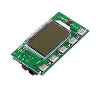 FTVOGUE Module émetteur FM Microphone Numérique sans Fil Stéréo DSP PLL avec écran LCD Volume à 30 Niveaux Sortie 100 MW pour la Diffusion Audio Radio FM Entrées MIC Line USB
