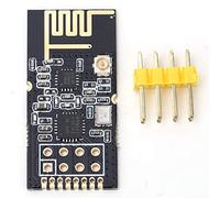 FTVOGUE Module sans Fil à Insertion Directe NRF24L01+PA+LNA Niveau de Puissance et Distance Réglables Interface de Communication SPI pour Cartes de Développement de Microcontrôleurs
