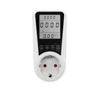 FTVOGUE Moniteur de Consommation d'électricité avec écran LCD rétroéclairé, Analyseur de Consommation D'énergie en Watt et Tension pour économie D'énergie Domestique (Polycarbonate)