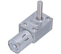 FTVOGUE Moteur à Engrenage à Vis sans Fin, Coque en Alliage, Engrenage traité Thermiquement, Fonctionnement Silencieux, Arbre de 8 Mm à Faible Friction avec Lubrifiante pour Dispositif (DC6V 66RPM)