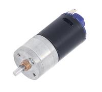 FTVOGUE Moteur à Engrenages DC12V, Moteur CC brossé à Couple élevé avec Arbre D pour Robotique et Rideaux électriques, Réduction de Vitesse 30 Tr/min, Rotation CCW (580 tr/min)