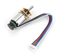 FTVOGUE Moteur micro de réduction, Moteurs électriques Moteurs à aimant permanent de vitesse de moteur de vitesse de GBMQ-GM12BY20 avec le codeur codé magnétique DC6V 2W de Hall (6V 70RPM)