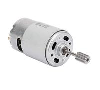 FTVOGUE Moteur RS550, Micro Moteur Haute Vitesse pour Voiture Jouet électrique, Puissance 6 V avec 2 Têtes de Dents, Idéal pour Les Véhicules Porteurs pour Enfants (6V550-18000 TR/Min)