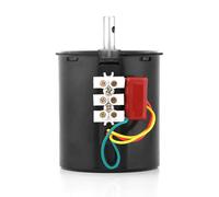 FTVOGUE Moteur Synchrone 68KTYZ, Engrenage Métallique, Faible Bruit, Boîte de Vitesses à Couple élevé de 2,5 Tr/min pour les Projets d'automatisation et de Bricolage (2,5 tours)