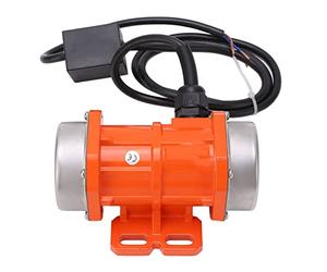 FTVOGUE Moteur Vibrant monophasé 220V 3000 Tr/min, Bloc Excentrique Réglable IP66, avec Boîtier en Alliage D'aluminium pour L'exploitation Minière et la Construction (100W)