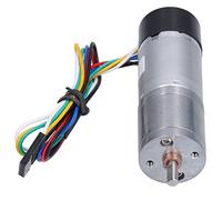FTVOGUE Motor de Transmission CC Auto-Construction avec Codeur - Dispositifs à L'échelle des Machines de Coupe Adhésive électrique JGA25-371 (DC12V 60 TR/Min)