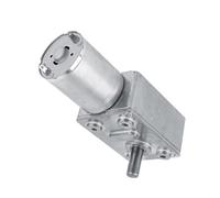 FTVOGUE Motoréducteur DC 12 V, Moteur de Réduction de Couple élevé Non Autobloquant avec Arbre de Sortie Vertical, pour Ouvre-fenêtre, Ouvre-porte, Treuil Miniature (62 tr/min)