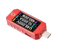 FTVOGUE Multimètre Type C, Mesureur USB avec Performance 240MHz, pour | Analyse complète de la qualité de l\'énergie, interface conviviale, résolution 320 x 172