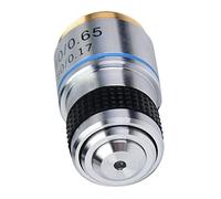 FTVOGUE Objectif Achromatique 40X, Alliage d'aluminium, Contraste élevé pour Microscopes Biologiques, Longueur de Tube de 160 Mm, Idéal pour l'éducation en Laboratoire