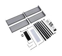 FTVOGUE Organisateur de Garde-manger sur la Porte, Support de Rangement Suspendu en Fer avec Plusieurs Niveaux pour Salle de Bain, Cuisine, Chambre à Coucher, Organisateur de Porte Peu Encombrant