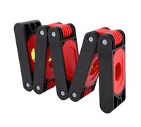 FTVOGUE Outil de Mesure Multi-angle Pliable, Règle à 5 Plis avec 4 Joints Réglables et 4 Tubes à Bulles, pour les Projets de Menuiserie et de Plomberie Faits à la Main