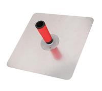 FTVOGUE Outil de Plâtre pour Cloisons Sèches en Aluminium avec Poignée Souple, Support de Panneau de Mortier Léger pour Plâtre, Ciment, Plateau de Boue d'angle Rond