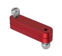 FTVOGUE Outil de Traçage pour le Travail du Bois, Butée de Règle en Alliage d'aluminium, Outil de Positionnement Multifonction pour les Projets en Bois et en Métal (rouge)