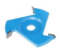 FTVOGUE Palette Triangulaire pour Meuleuse d'angle, Acier au Carbure de Tungstène avec 3 Dents pour le Fraisage de Plateaux en Bois - Parfait pour le Travail du Bois et la Sculpture