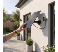 FTVOGUE Panneau Solaire 5 W pour Caméra de sécurité, Chargeur Mono ETFE | Compatible avec Arlo Pro 4, Pro 3, Ultra, Pro 5S, Câble de , étanche pour L’extérieur, Sortie Stable de 5 V