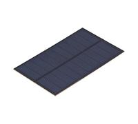 FTVOGUE Panneau Solaire, Cellule Solaire en Polysilicium à Haute Résistance à la Compression pour Lampes Solaires de Pelouse, Appliques Murales Solaires, Artisanat D'art, 5 V