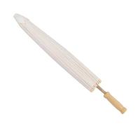 FTVOGUE Parapluie du papier blanc Parasol de bricolage pour la fête de mariage (rayon 30cm)