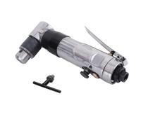 FTVOGUE Perceuse Réversible à Angle d'air de 90 Degrés, Outil Pneumatique à Couple élevé avec clé, Mandrin 3/8 Pouces, Idéal pour les Plaques de Fer et les Menuiseries