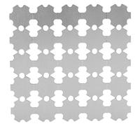 FTVOGUE Perles LED, 25 Puces Lumineuses LED Haute Puissance avec Base en Aluminium, Lumière Rouge 660 Nm pour Luminaires de Bricolage, Ampoules et Lampes Décoratives (660NM)