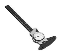 FTVOGUE Pied à Coulisse à Cadran ABS 0-150mm, Outil de Mesure de Précision avec Double échelle pour Laboratoire, école, Bureau à Domicile