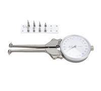 FTVOGUE Pied à Coulisse à Cadran Interne, Jauge Intérieure en Alliage d'aluminium 30-62 Mm, Lecture 0,01 Mm, Profondeur 75, 8 Têtes de Rechange pour la Mesure du Diamètre du Trou Intérieur